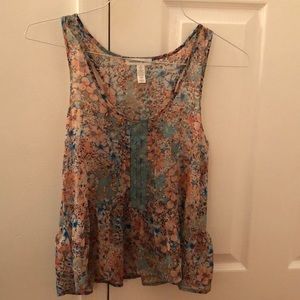 floral flowy tank!